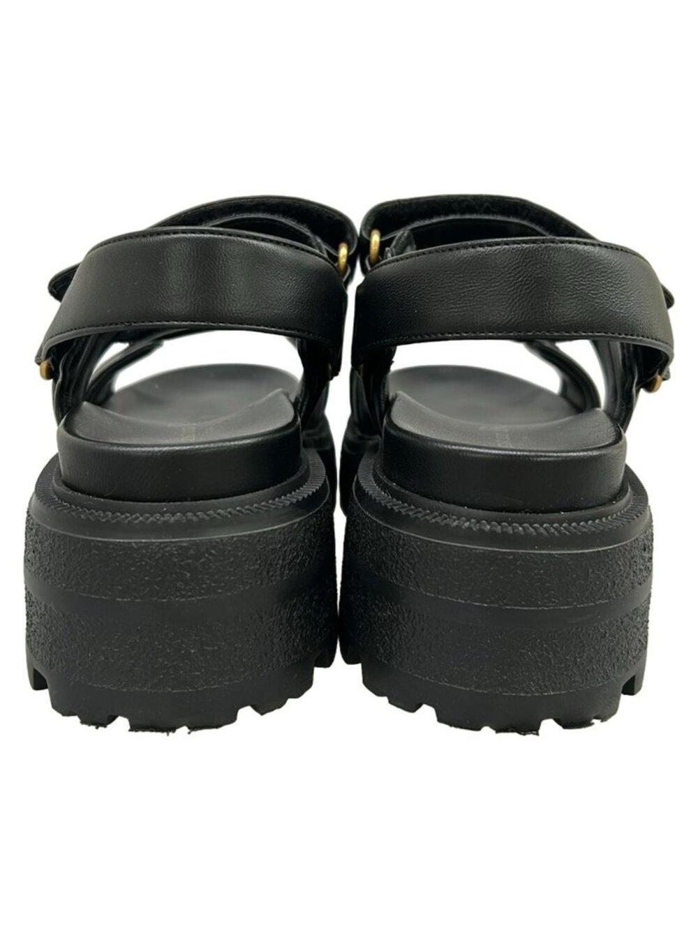 Dior Sandals 37.5 Act Black Lambskin - Picture 6 of 14